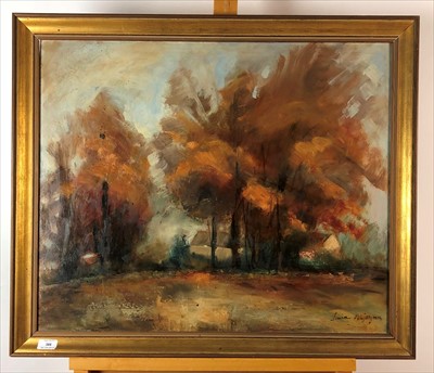 Lot 388 - Akjayan Harris, landscape, oil