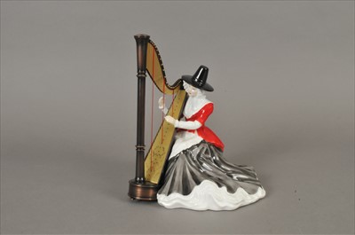 Lot 216 - Royal Doulton Welsh Lady - 'Telynores'