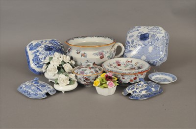 Lot 183 - British pottery, 19th century and later