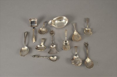 Lot 69 - Six silver caddy spoons