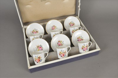 Lot 247 - Royal Worcester coffee service