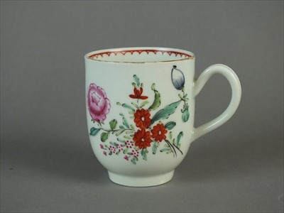 Lot 463 - Worcester coffee cup, circa 1770