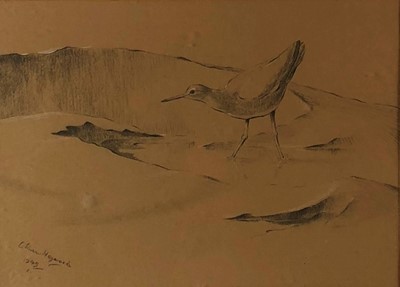 Lot 751 - Oliver Heywood (British 1920-1992), Study of a Redshank