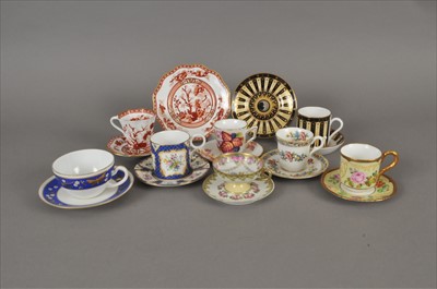 Lot 168 - Teacups, coffee cups and saucers