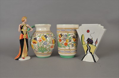 Lot 173 - Charlotte Rhead and Lorna Bailey pottery