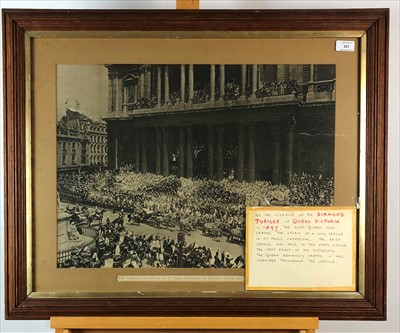 Lot 291 - A photograph of the Thanksgiving Service at St Pauls Jubilee Day 1897