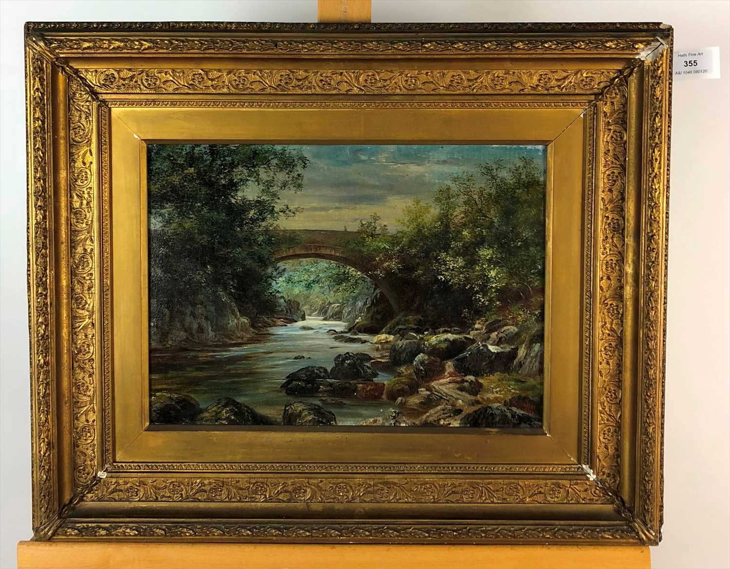 Lot 355 - Edward Salter, oil on canvas