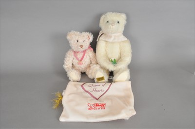 Lot 248 - A boxed Merrythought 'Diana' limited edition teddy bear and a  Steiff 'Queen Of Hearts' bear