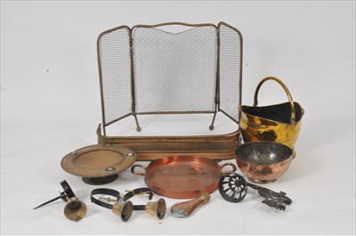 Lot 304 - An interesting mixed collection of metal wares