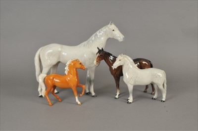 Lot 177 - Beswick horses