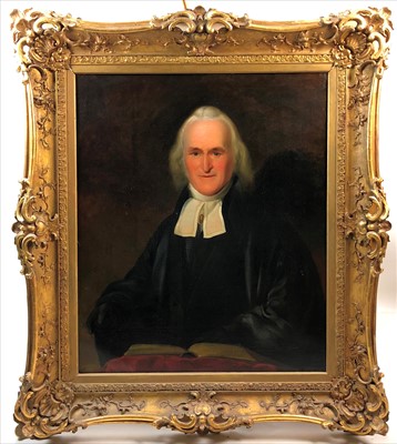 Lot 435 - 19th century portrait of a vicar