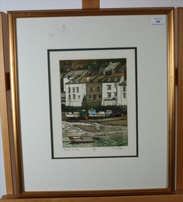 Lot 160 - Mark Spain (British Contemporary), Polperro at Low Tide