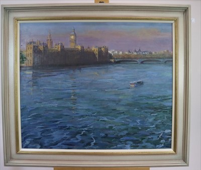 Lot 5 - Bob Brown NEAC (British Contemporary), Palace of Westminster