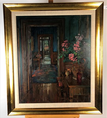 Lot 269 - Susan Ryder NP NEAC (British Contemporary), Hallway Interior