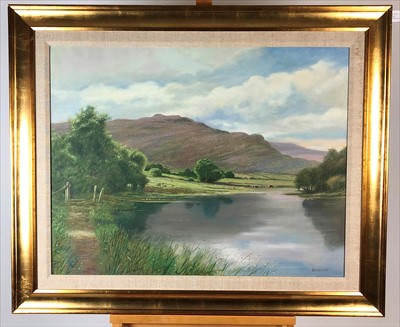 Lot 224 - Brian Ballagh (20th Century), Two Country Landscapes