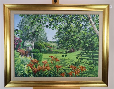 Lot 258 - Francis St Clair Miller (British Contemporary) Summer Garden