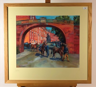 Lot 338 - David Crane (British Contemporary), Racing Horses