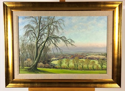 Lot 231 - Brian Bennett FROI (British Contemporary), Toward Ivinghoe Beacon (2)