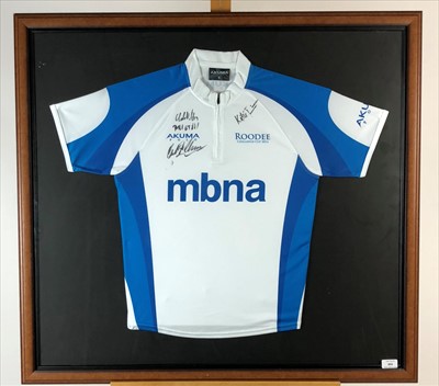 Lot 404 - Signed polo shirt, Roodee Challenge Cup 2014,...