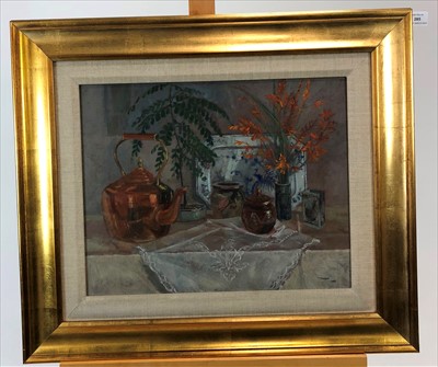 Lot 285 - Tom Wanless ROI RBA (British 20th Century Northern School), Still Life