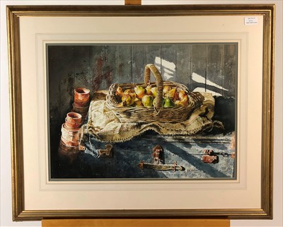 Lot 300 - Neil Faulkner (British Contemporary) Rhubarb on a Bench
