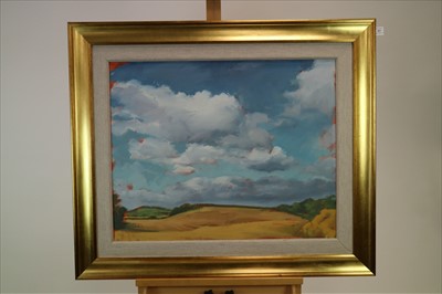 Lot 251 - Tracey Quinn (Irish Contemporary), Yellow Fields, Saul, County Down