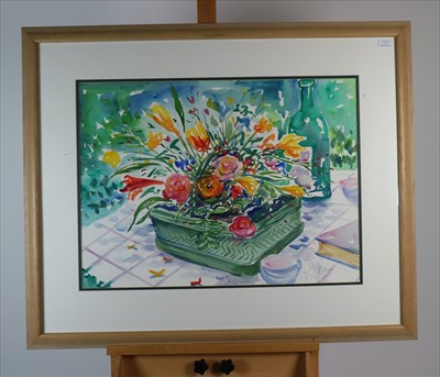 Lot 193 - Patrick Livingstone (Irish, 20th-21st Century), Two Still Life paintings