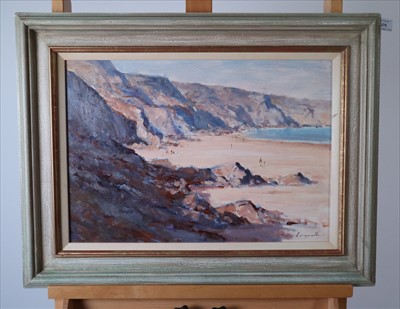 Lot 279 - James Longueville PS PBSA (British 20th-21st Century), Little Bay, Jersey