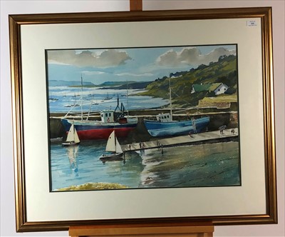 Lot 333 - Bert Wright RSMA (British 20th Century), Coastal Scene