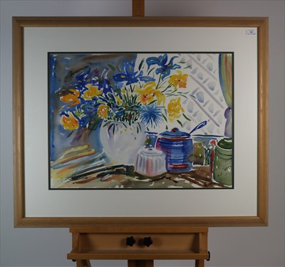 Lot 195 - Patrick Livingstone (Irish 20th-21st Century), 'Yellow Flowers'