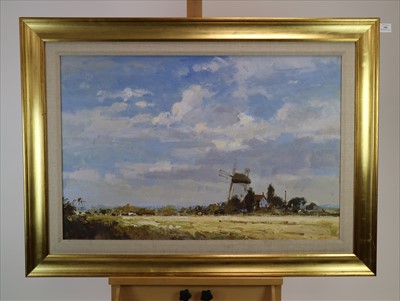 Lot 248 - Matthew Alexander (British 20th-21st Century), Great Chishill Windmill