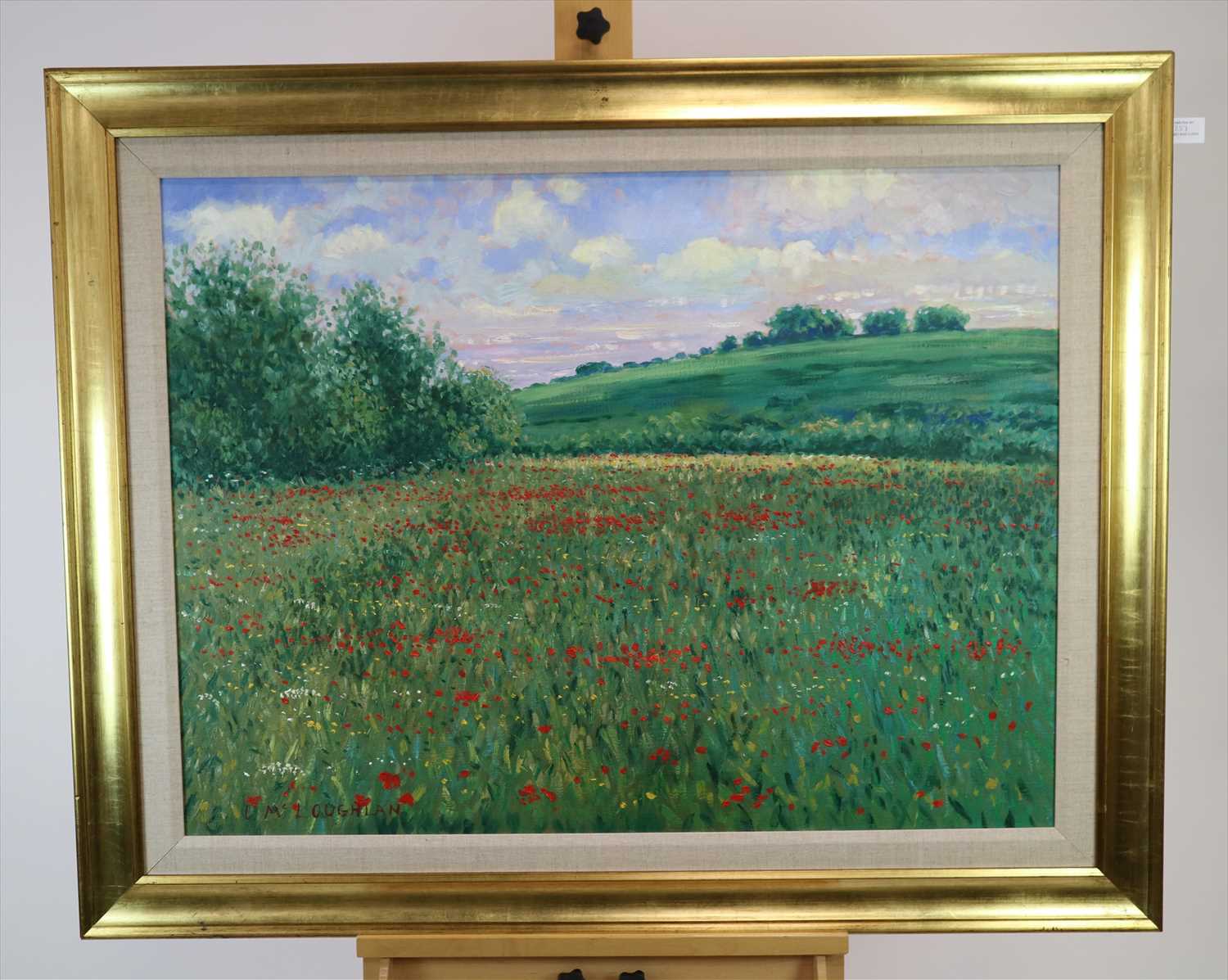Lot 257 - David McLoughlin (British School, 20th Century) Riverside Houses
