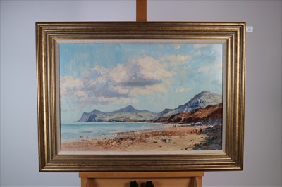 Lot 171 - James Longueville PS PBSA (British Northern School), The Coast from Nefyn, North Wales