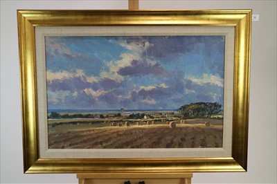 Lot 255 - Andrew King ROI (British 20th-21st Century), Late Summer Fields