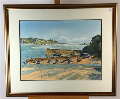 Lot 278 - Bert Wright RSMA (British 20th-21st Century), Low Tide