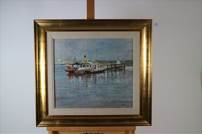 Lot 168 - Warren Storey RWA (British Northern School, 1924-2008), The Medway Queen