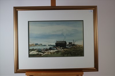 Lot 164 - Josiah John Sturgeon RI RSMA (British 20th Century, 1919-2000), The Harbour, Walberswick