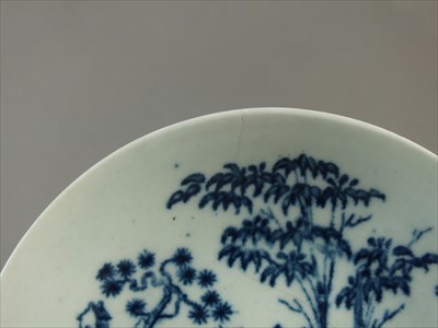 Lot 465 - Group of Worcester saucers, circa 1760-85