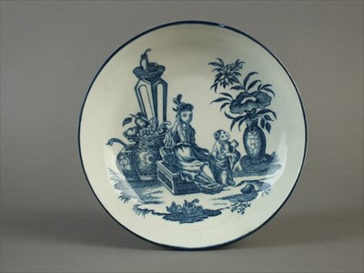Lot 465 - Group of Worcester saucers, circa 1760-85
