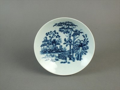 Lot 465 - Group of Worcester saucers, circa 1760-85