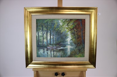 Lot 264 - Tom Wanless ROI (British 20th Century Northern School), Cruising the Bend