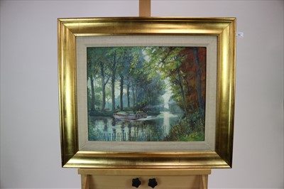 Lot 264 - Tom Wanless ROI (British 20th Century Northern School), Cruising the Bend