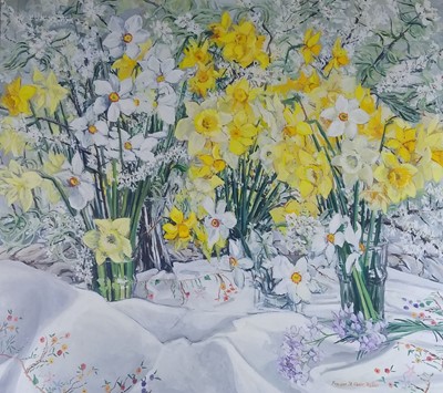 Lot 96 - Francis St Clair Miller (British Contemporary), Daffodils