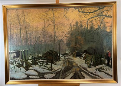 Lot 124 - Maurice Sheppard PPRWS (Welsh, 20th-21st Century), Delamere Forest, Chester