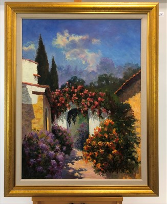 Lot 132 - Vincent (French Contemporary), La Porte Fleurie