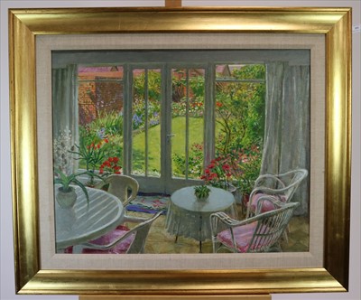 Lot 253 - Deryck Stephen Crowther (British Northern School, 1922-2007), Garden Room