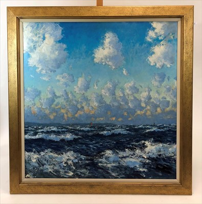 Lot 120 - Robert Jones (British Contemporary), Choppy Seas