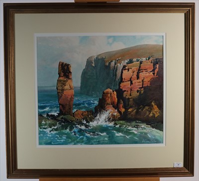 Lot 47 - Vivienne Pooley (British Northern School), Isle of Skye and Ancient Stones of Orkney