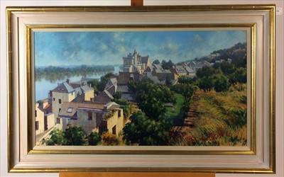 Lot 138 - Lionel Aggett (British 20th Century, 1938-2009), The Loire, Montsoreau