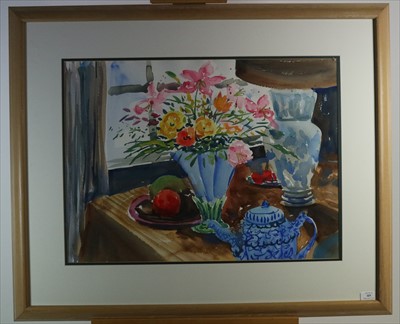 Lot 321 - Pair of Patrick Livingstone (Irish 20th-21st Century), Still Life